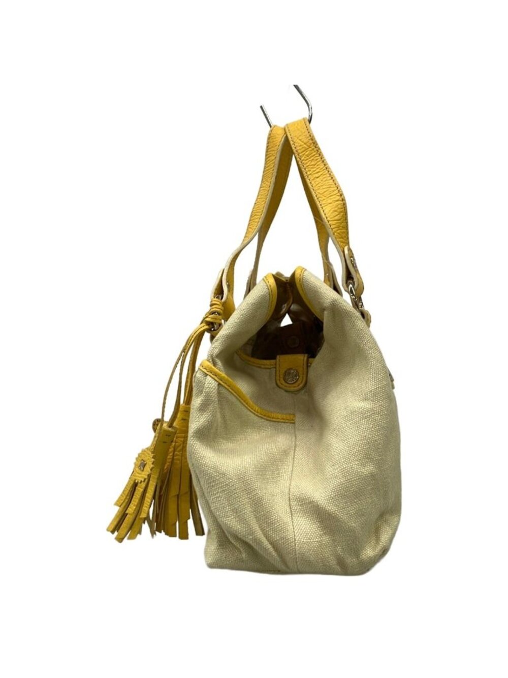 Celine Tote Lily Beige Yellow Leather - Picture 4 of 15
